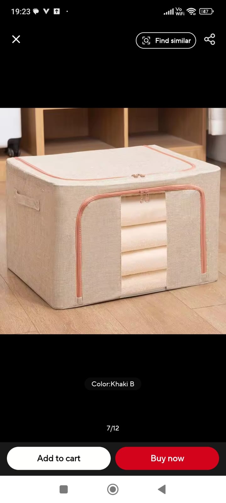 100L Zipped Storage box/ wardrobe organiser
Colours;Grey, Navy blue,Beige
•Breathable, high quality, odorless, & sturdy enough.
•Front and top zipper opening makes it easy to s