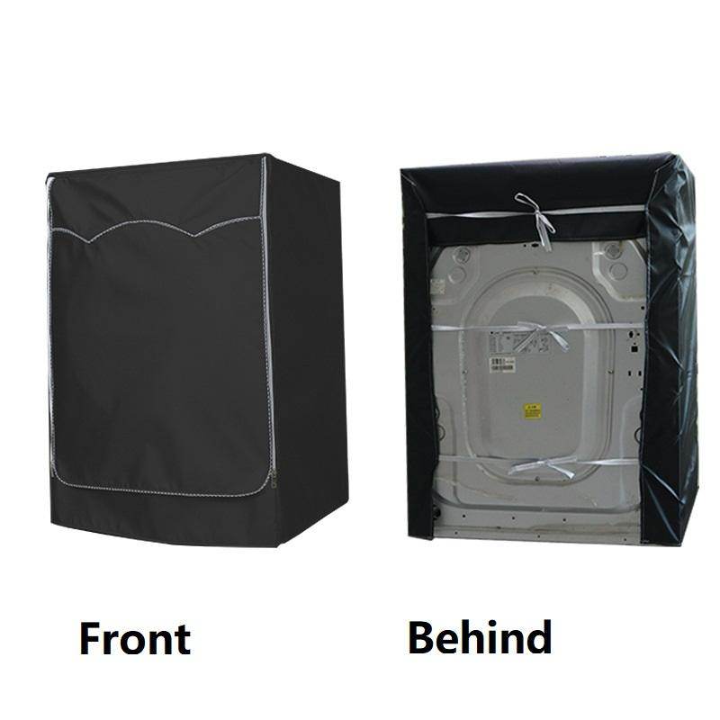 Black Front load washing machine cover with zipper
Size: 60*65*85cm
Black.
With a zipper
