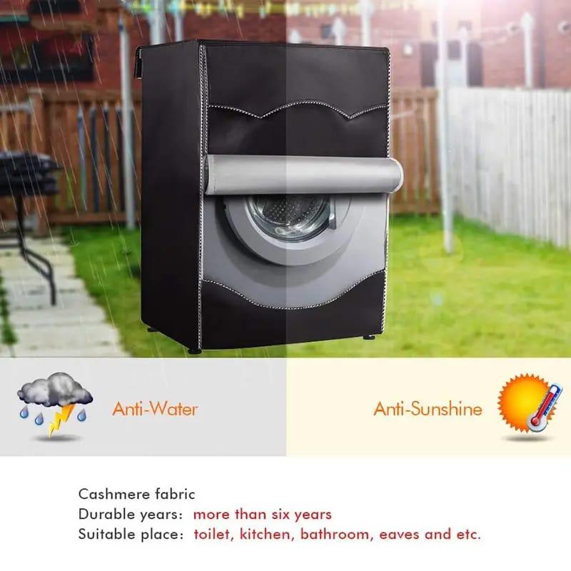 Black Front load washing machine cover with zipper
Size: 60*65*85cm
Black.
With a zipper