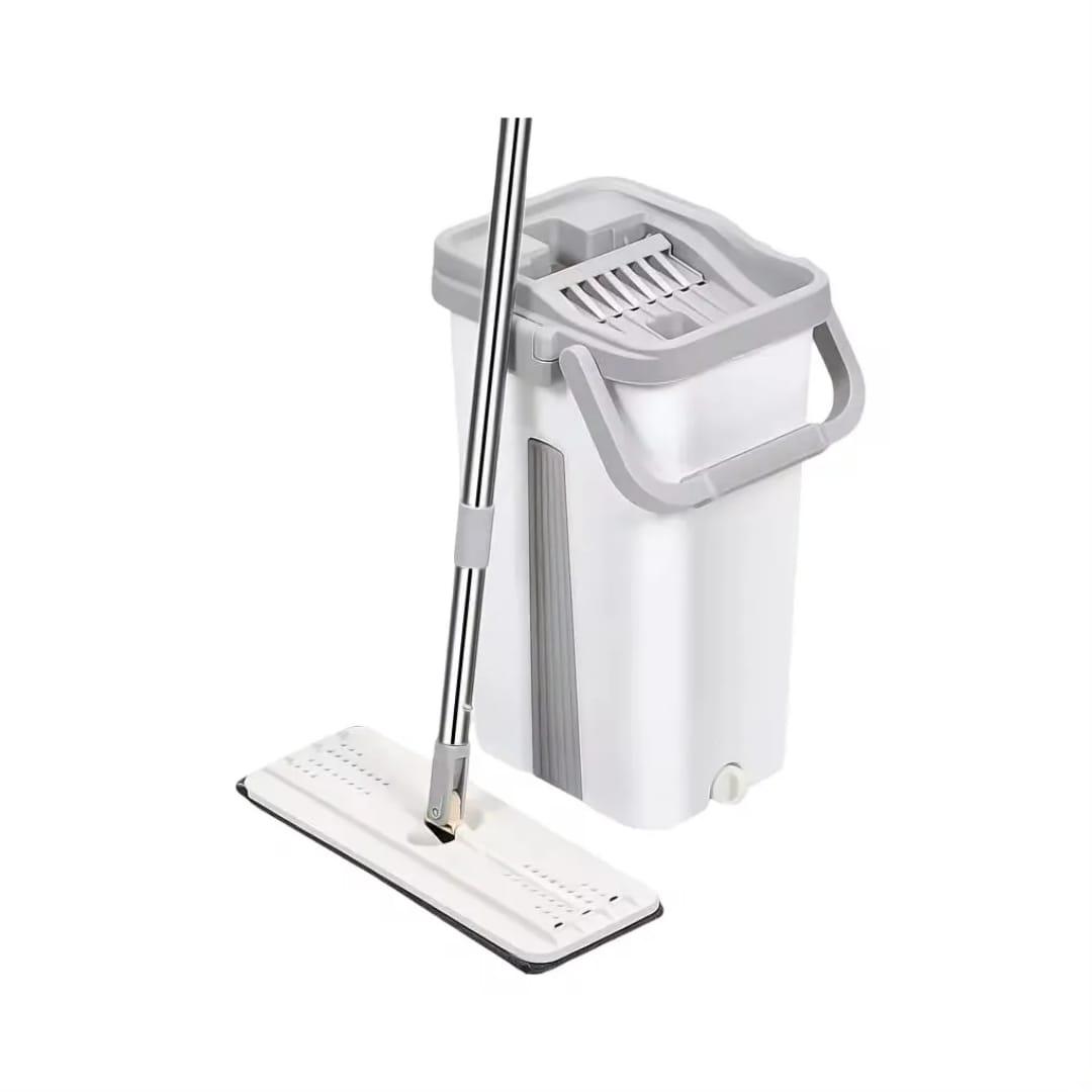 ♨Big Bucket Flat Vertex Self Squeeze Mop With Bucket Hand Free Wringing Floor Cleaning Microfiber Mop
▪Wet and dry mop
▪separates clean water from dirty water
💸Colours available: blue and w