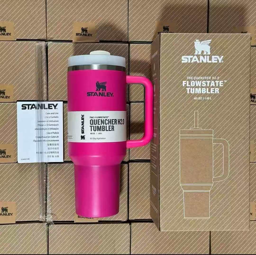 ♨Original Stanley tumbler
▪Branded with Stanley logo
▪Capacity 1.2L
▪Stainless Steel Tumbler with Handle &  Straw Lid,
▪Keeps Drinks hot and Cold up to 12hrs 
▪100% Leakproof Bottle for Water
