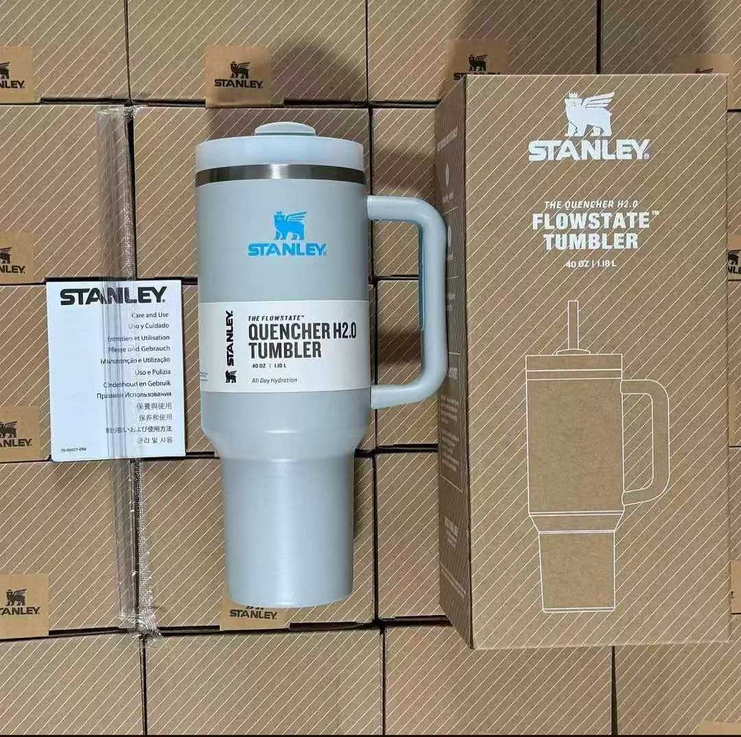 ♨Original Stanley tumbler
▪Branded with Stanley logo
▪Capacity 1.2L
▪Stainless Steel Tumbler with Handle &  Straw Lid,
▪Keeps Drinks hot and Cold up to 12hrs 
▪100% Leakproof Bottle for Water