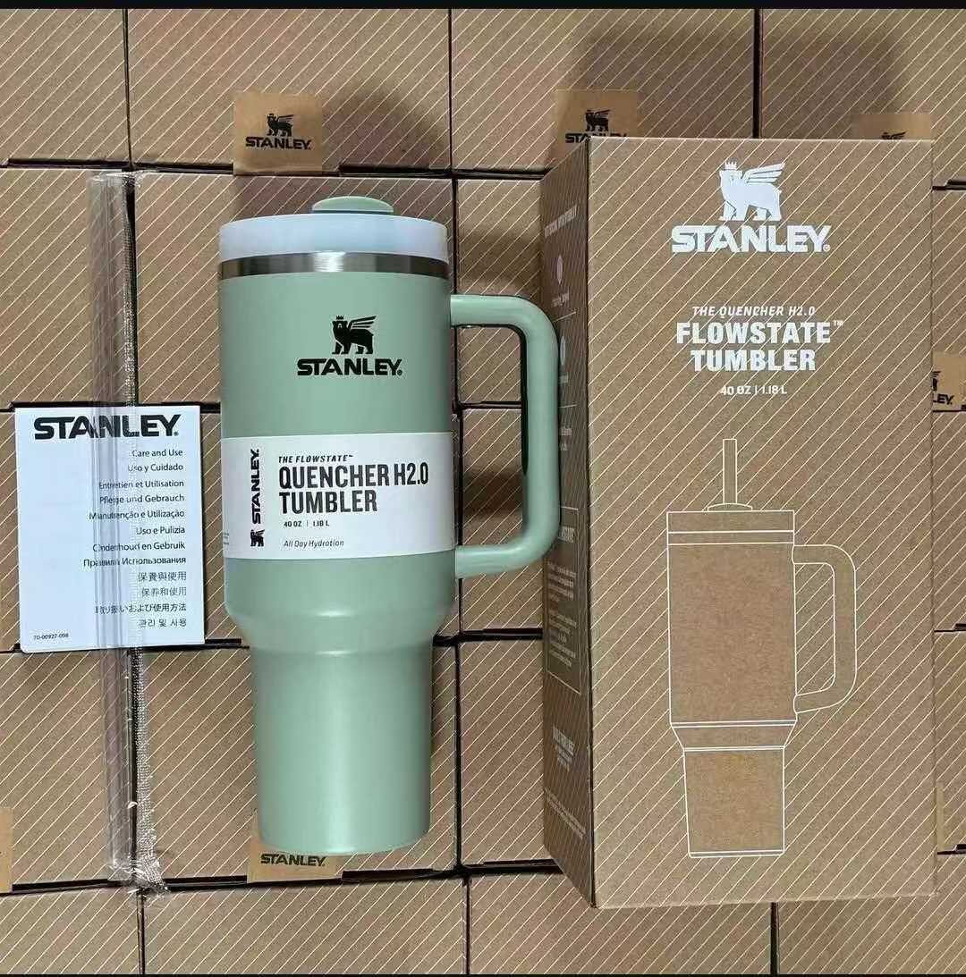 ♨Original Stanley tumbler
▪Branded with Stanley logo
▪Capacity 1.2L
▪Stainless Steel Tumbler with Handle &  Straw Lid,
▪Keeps Drinks hot and Cold up to 12hrs 
▪100% Leakproof Bottle for Water