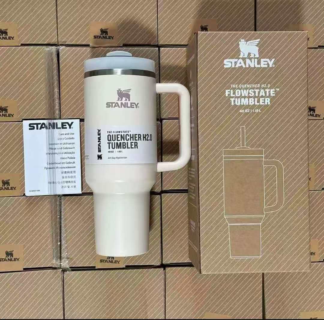 ♨Original Stanley tumbler
▪Branded with Stanley logo
▪Capacity 1.2L
▪Stainless Steel Tumbler with Handle &  Straw Lid,
▪Keeps Drinks hot and Cold up to 12hrs 
▪100% Leakproof Bottle for Water