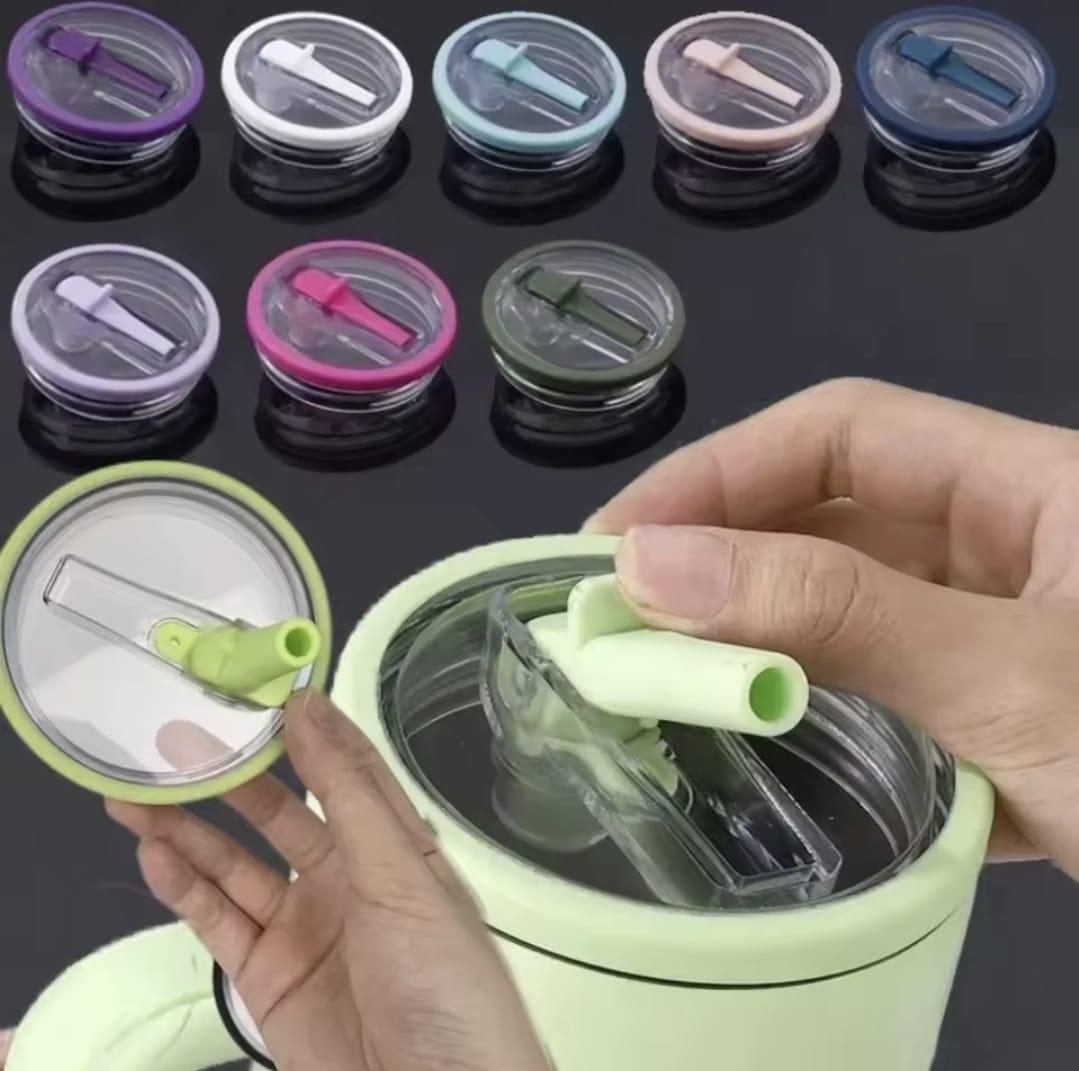 Anti leak /leak proof Stanley tumbler replacement lids with straws making sure that no spills occur when carrying your Stanley mug