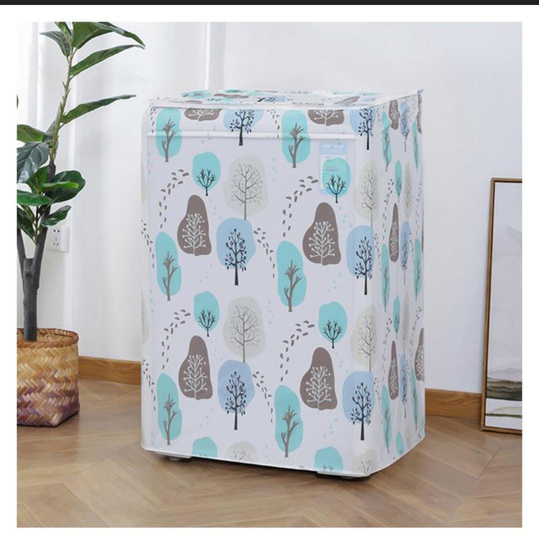 ✅ washing machine cover, Washer and Dryer Covers, Portable Washer Cover with Zipper Design Dustproof Waterproof Laundry Covers for Washer and Dryer, Washing Machine Cover.