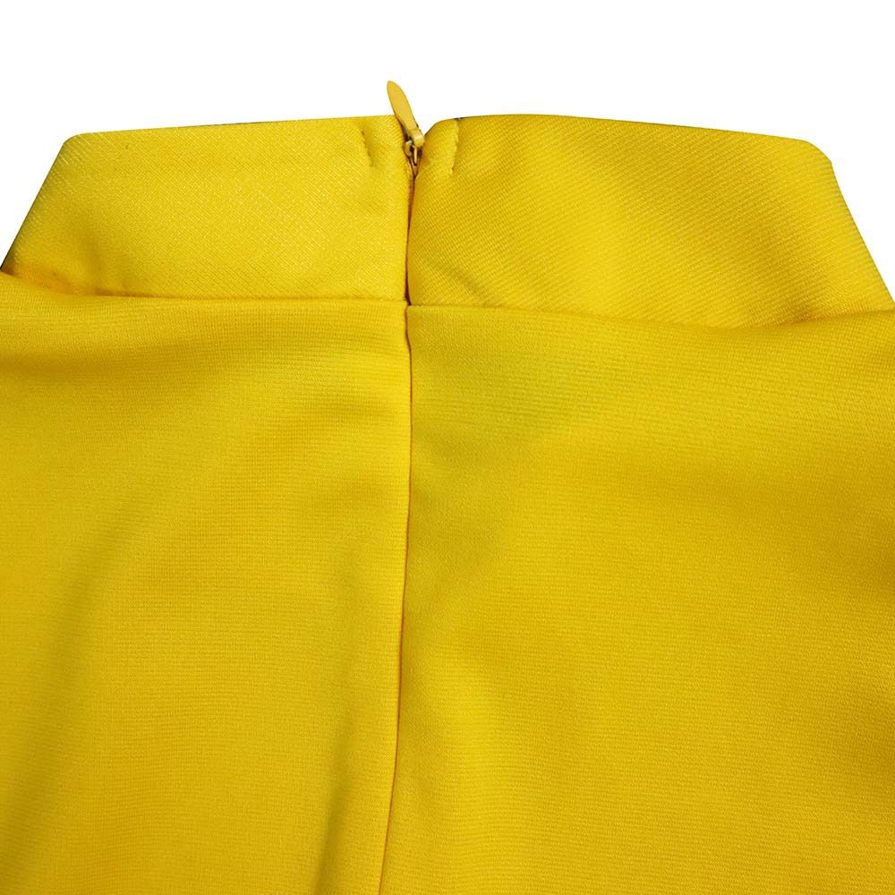 Women's Bodycon Pencil Dress Sexy Long Puff Sleeve Clubwear Basic Fitted Outfits Casual Midi Dresses