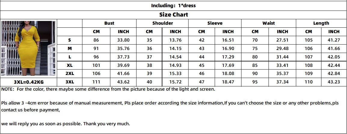Women's Wear to Work Dress 2025 V Neck 3/4 Sleeves Ruched Wrap Office Pencil Dresses