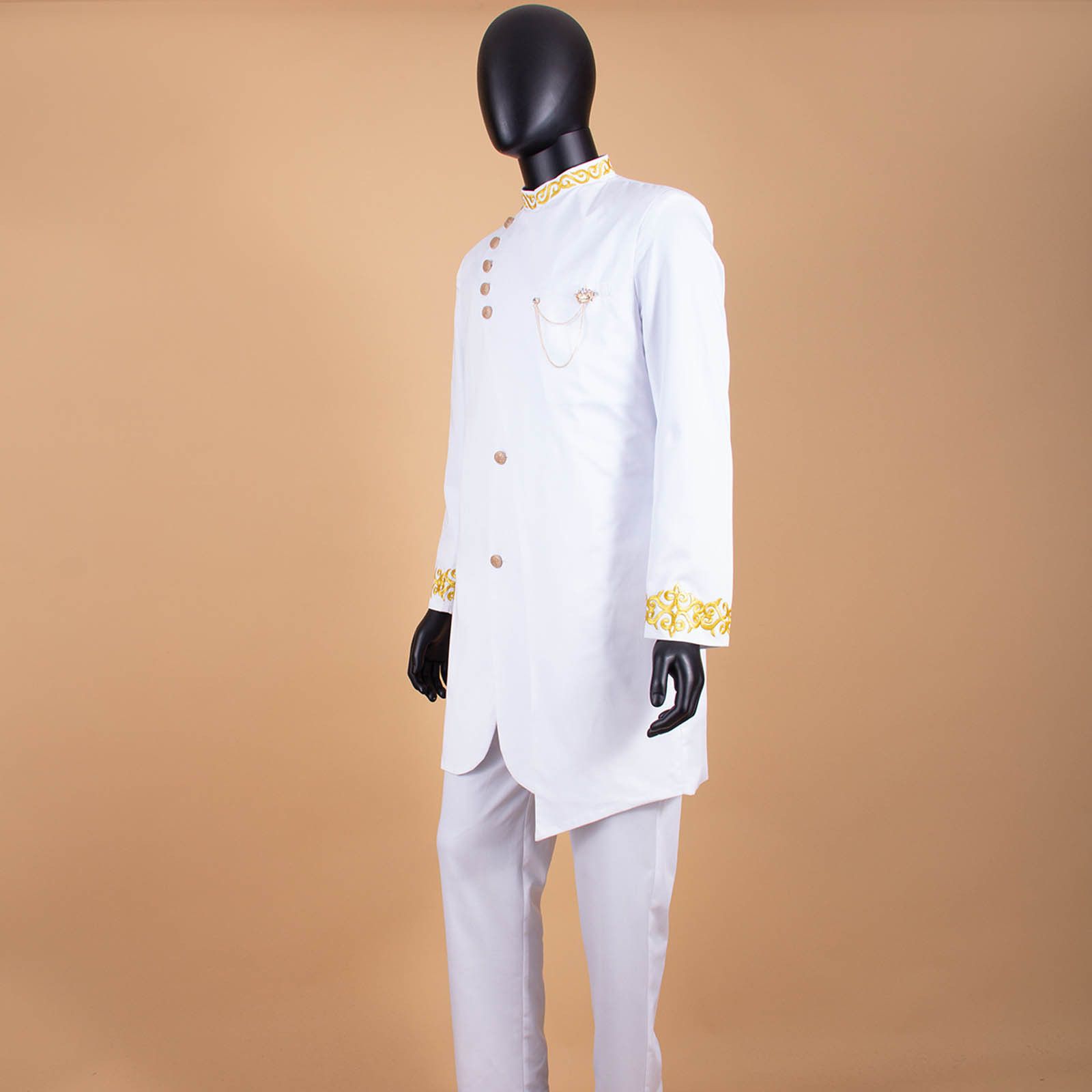 PRIVATE CUSTOM African Suits for Men Slim Fit Single Breasted Blazer and Pants Set Wax printing Business Dress Suit Party Wedding Evening