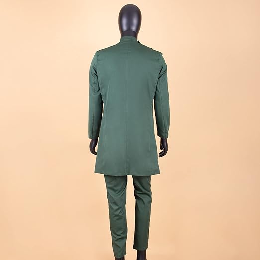 PRIVATE CUSTOM African Suits for Men Single Breasted Blazer and Pants 2 Piece Set Dashiki Outfits Ankara Attire for Wedding