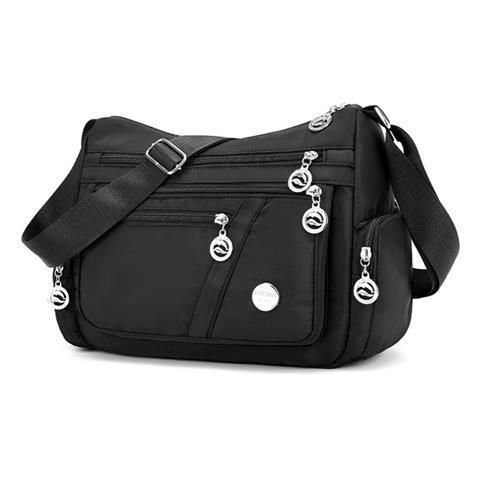 Women Ladies Multi Pocket Messenger Handbag Cross Body Bags Holiday Shoulder Bag