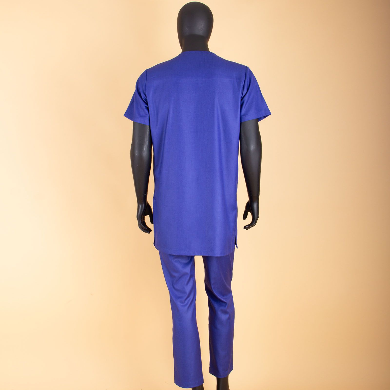 African Suits for Men Agbada Robe Shirts Pants and Tribal Hat Set Dashiki 4 Piece Outfits Traditional Attire