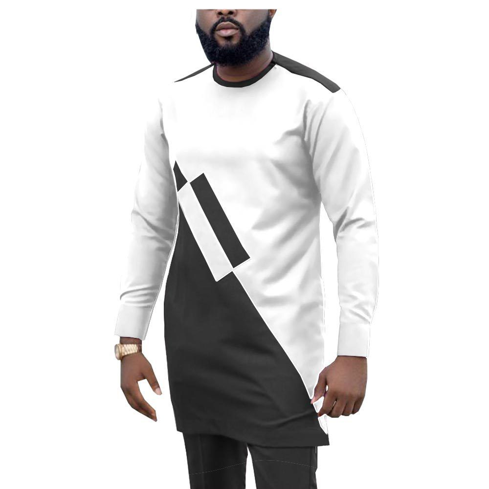 African Men Clothing Set Dashiki Coats Ankara Pants 2 Piece Set Long Sleeve Plus Size Tracksuit Outfits