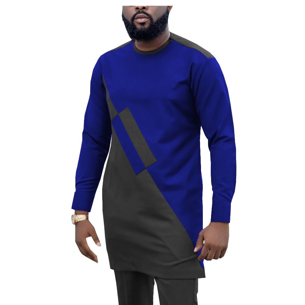 African Men Clothing Set Dashiki Coats Ankara Pants 2 Piece Set Long Sleeve Plus Size Tracksuit Outfits