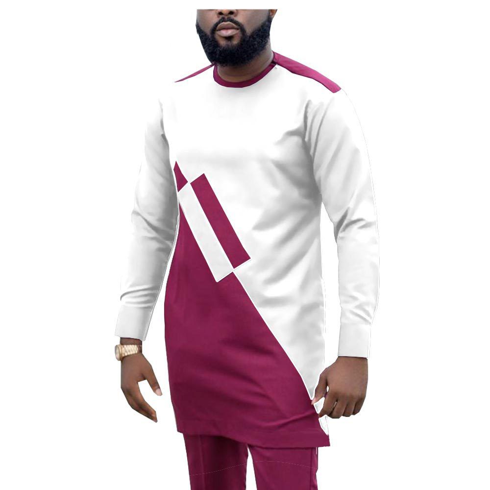 African Men Clothing Set Dashiki Coats Ankara Pants 2 Piece Set Long Sleeve Plus Size Tracksuit Outfits