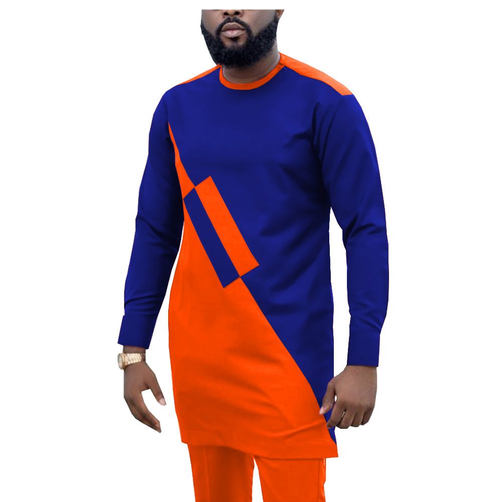 African Men Clothing Set Dashiki Coats Ankara Pants 2 Piece Set Long Sleeve Plus Size Tracksuit Outfits