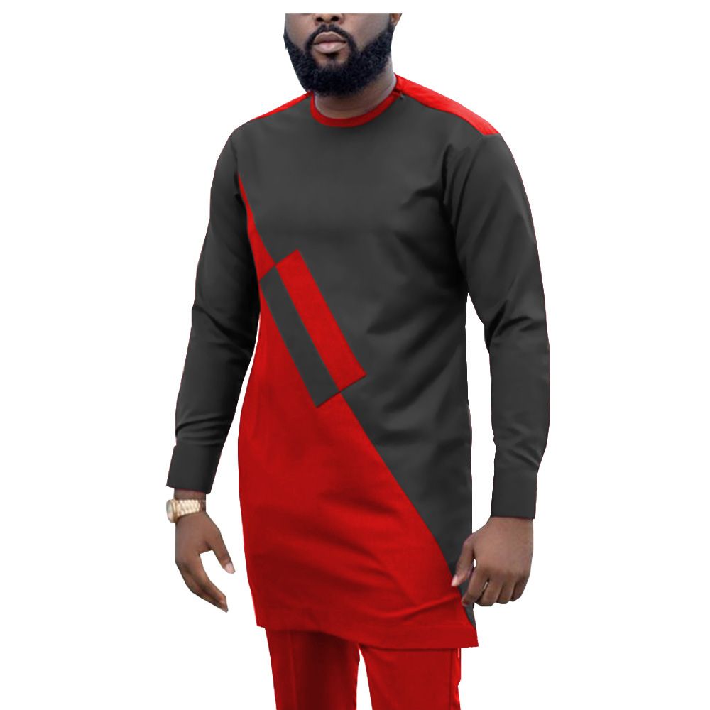 African Men Clothing Set Dashiki Coats Ankara Pants 2 Piece Set Long Sleeve Plus Size Tracksuit Outfits