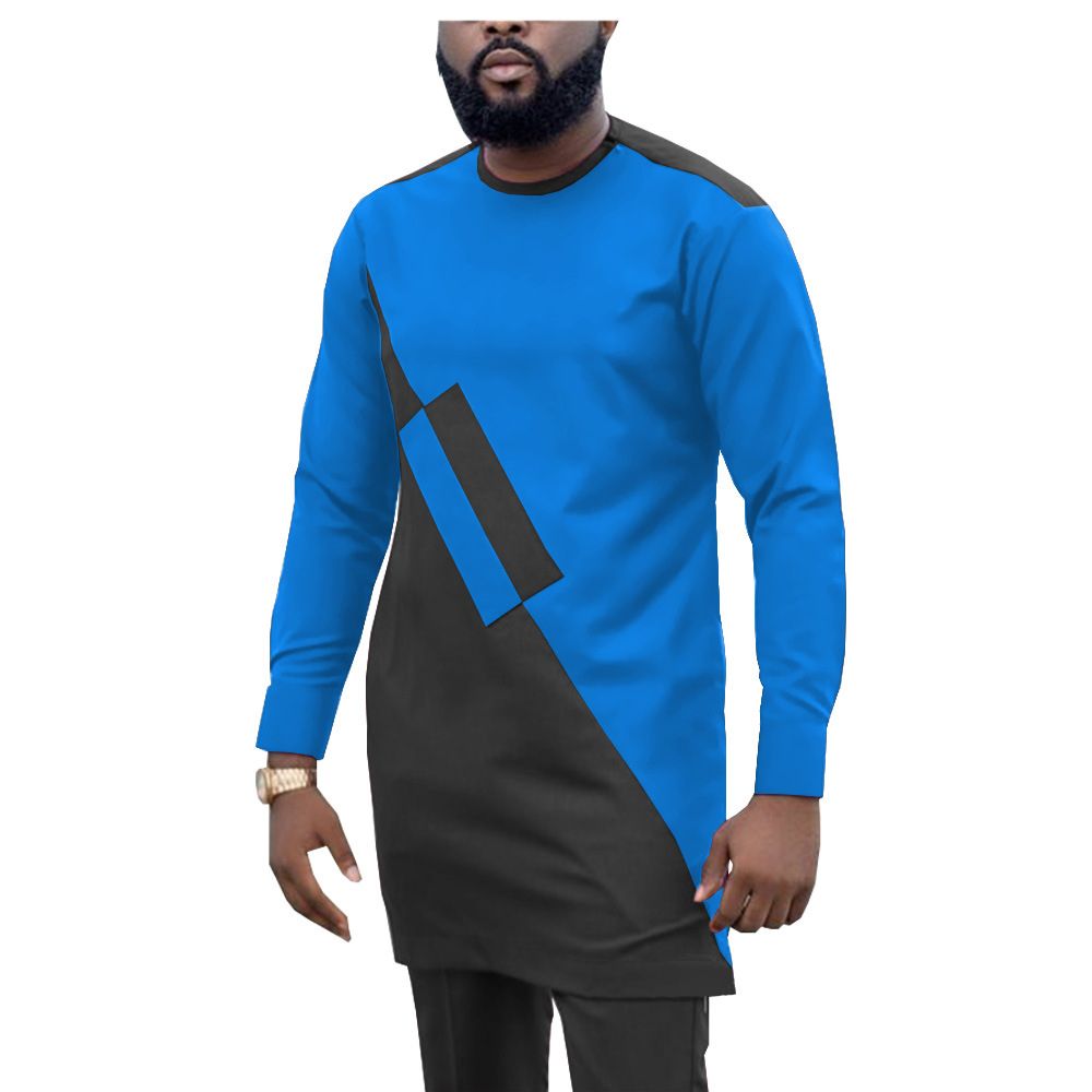 African Men Clothing Set Dashiki Coats Ankara Pants 2 Piece Set Long Sleeve Plus Size Tracksuit Outfits