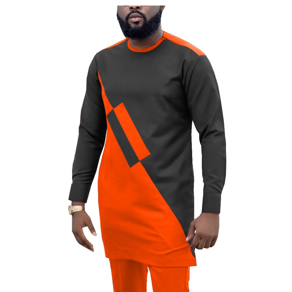 African Men Clothing Set Dashiki Coats Ankara Pants 2 Piece Set Long Sleeve Plus Size Tracksuit Outfits