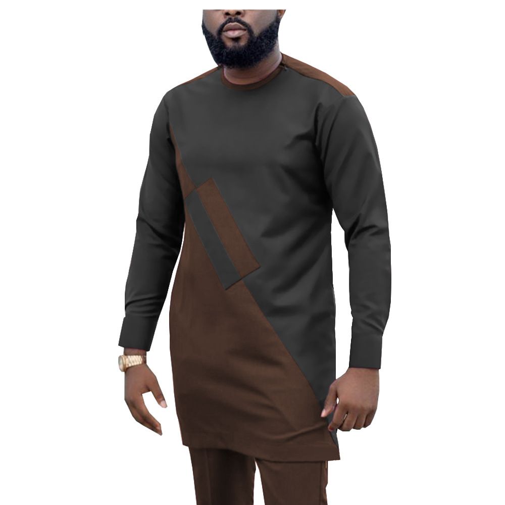 African Men Clothing Set Dashiki Coats Ankara Pants 2 Piece Set Long Sleeve Plus Size Tracksuit Outfits