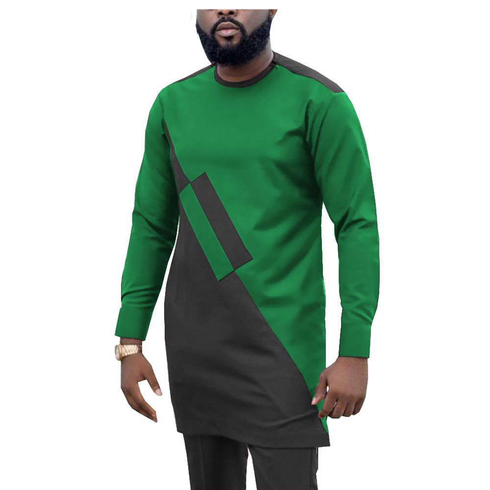 African Men Clothing Set Dashiki Coats Ankara Pants 2 Piece Set Long Sleeve Plus Size Tracksuit Outfits