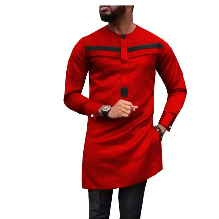 Men Tracksuit African Suits Dashiki Embroidery Long Sleeve Shirts and Pant 2 Piece Set Ankara Outfits