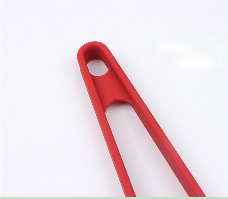 11.8 Inch Silicone Trivet Tongs for Cooking Silicone Tongs Kitchen Utensils Heat Resistant Non-Stick Food BBQ Grilling Supplies