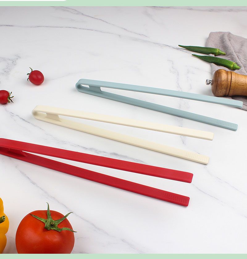 11.8 Inch Silicone Trivet Tongs for Cooking Silicone Tongs Kitchen Utensils Heat Resistant Non-Stick Food BBQ Grilling Supplies