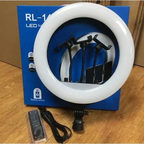 RL-14 14-Inch LED Ring Light with Adjustable Height Tripod