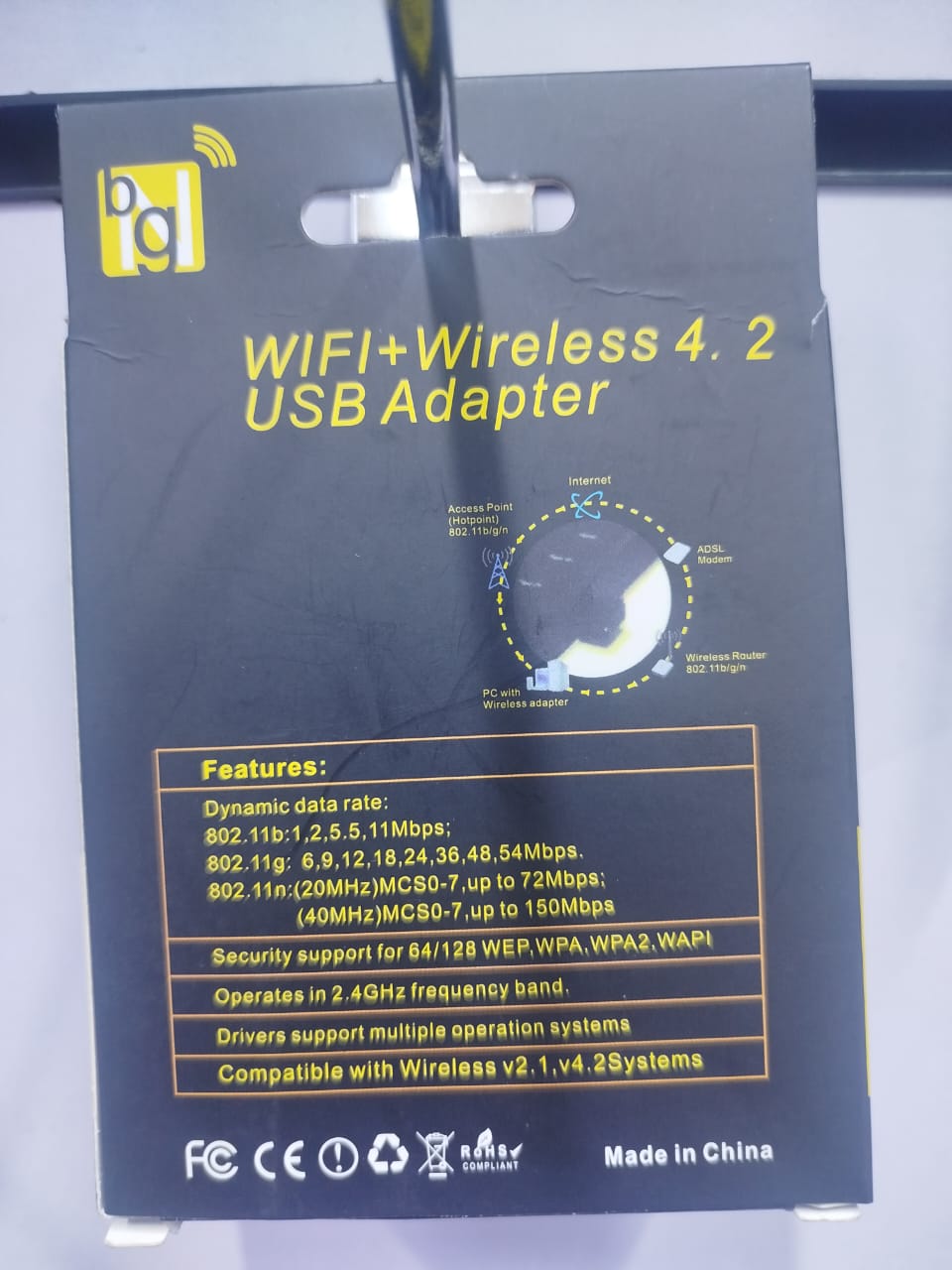 USB Bluetooth + WIFI Adapter Bluetooth Receiver Bluetooth Dongle