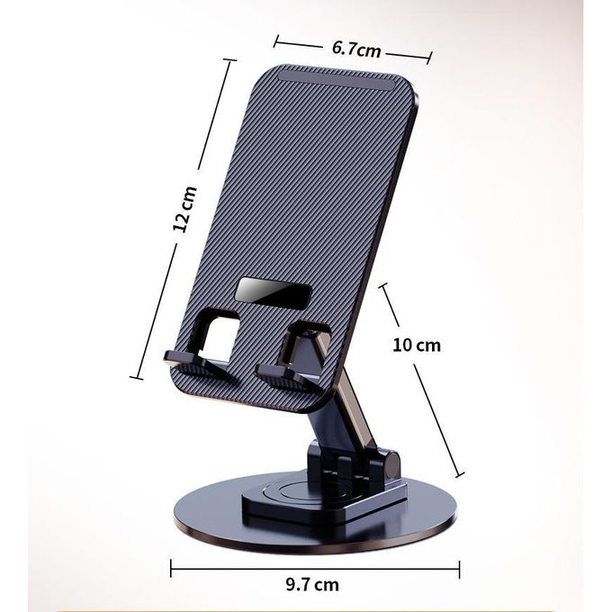 Desk Cell Phone Stand Portable Metal Mobile Phone Stand Holder Office Travel Phone Holder