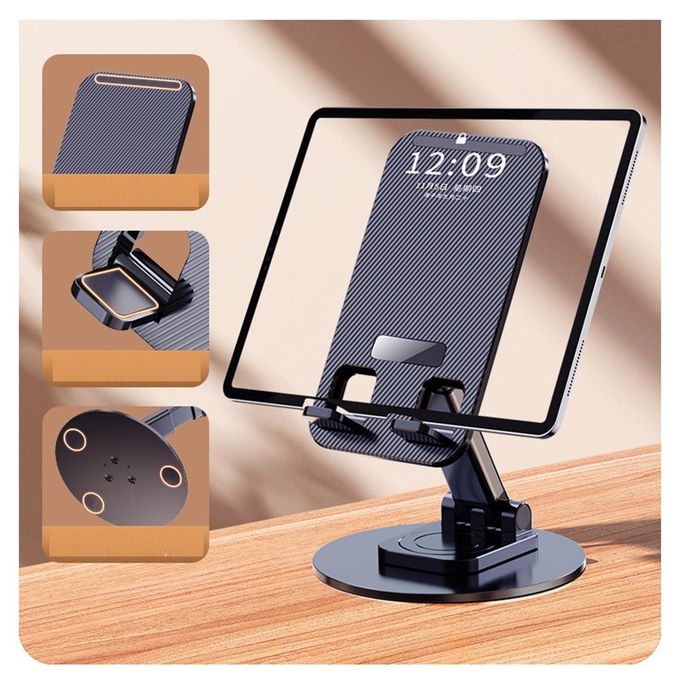 Desk Cell Phone Stand Portable Metal Mobile Phone Stand Holder Office Travel Phone Holder