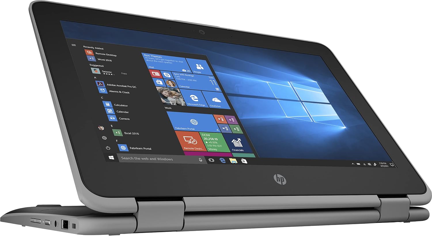 HP ProBook X360 11 G2 EE I5 7th Gen 8GB RAM 256GB SSD Intel Pentium 1.1GHz Quad Core Processor 11.6" Touchscreen 2-in-1 Convertible Refurbished Laptop + Bag