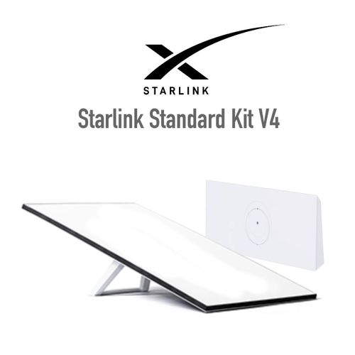Starlink SpaceX Gen 3 V4 Standard Kit, High-Speed, Low-Latency Internet, Satellite Dish, Router Wi-Fi 6, WiFi full Kit
