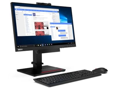 Lenovo Thinkcenter Refurbished M720q Tiny All in One Desktop Core i5 8th gen 8GB RAM, 256GB SSD 22 inch Display, Webcam,Windows 11 Pro