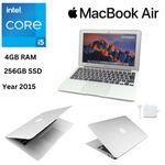 Apple MacBook Air Core i5 2015 4GB RAM 256 GB SSD 13 Inches A1466 MacOS Ultra Slim Refurbished Laptop