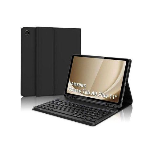 Samsung Galaxy Tab A9+ Plus 4GB RAM, 64GB LTE SIM + WiFi Android Tablet 11 Inch + Wireless Keyboard Flip Cover