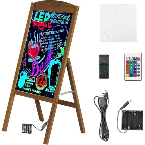 LED Writing Advertising Portable Board electric fluorescent illuminated Neon drawing & writing erasable Board