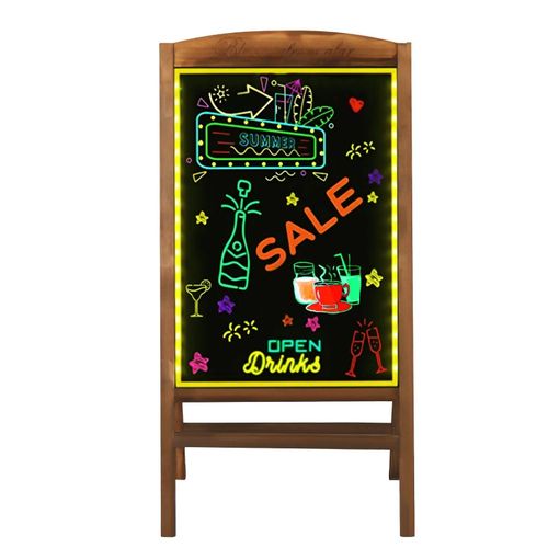 LED Writing Advertising Portable Board electric fluorescent illuminated Neon drawing & writing erasable Board