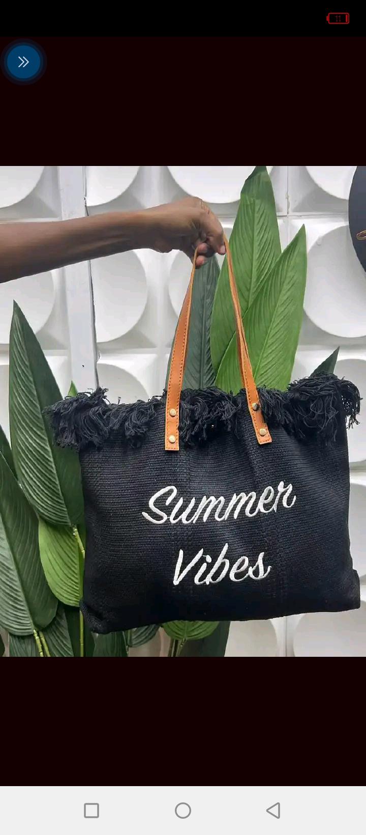 New Fashion Women's Summer vibes  tote bags, large capacity, beach style, chic style