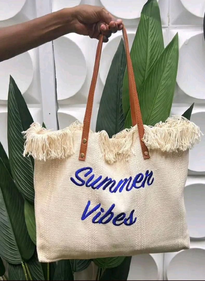 New Fashion Women's Summer vibes  tote bags, large capacity, beach style, chic style