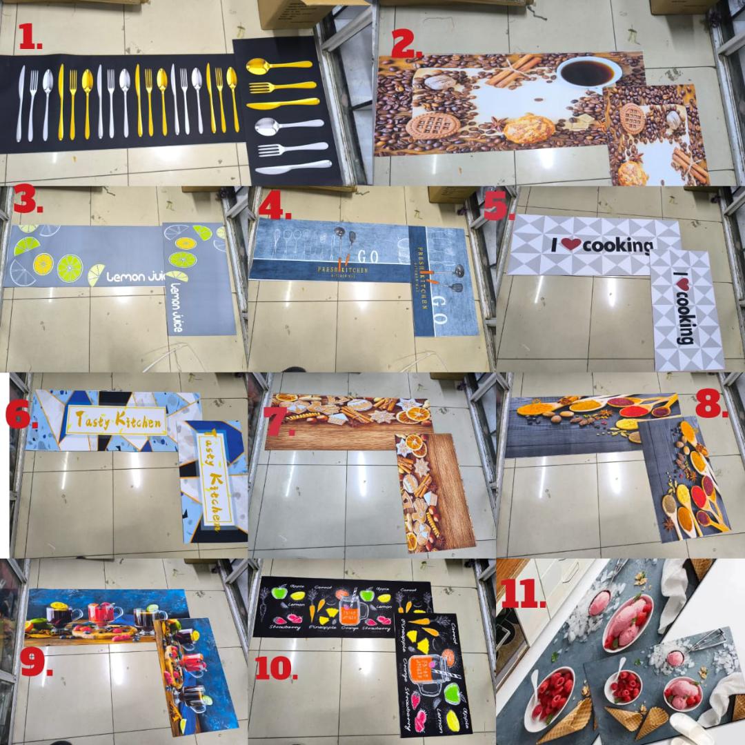 2pc Kitchen mats