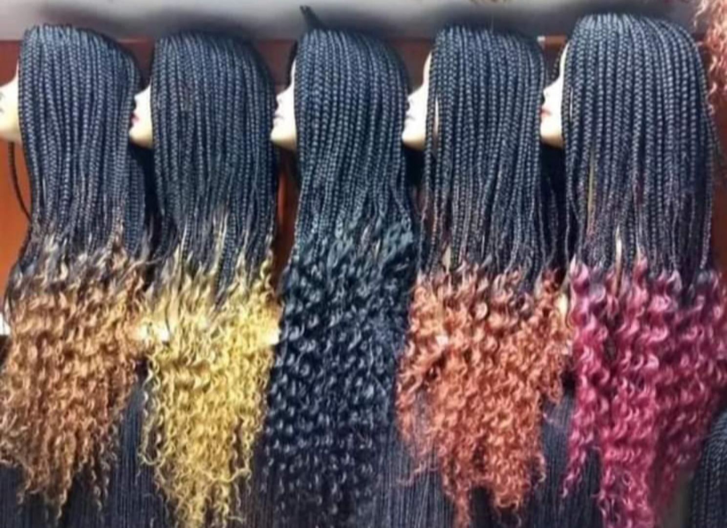 Long braided wig with spanish