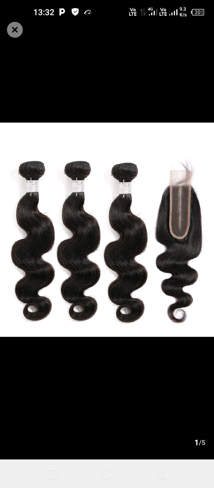 Best Brazilian closure human hair bundles