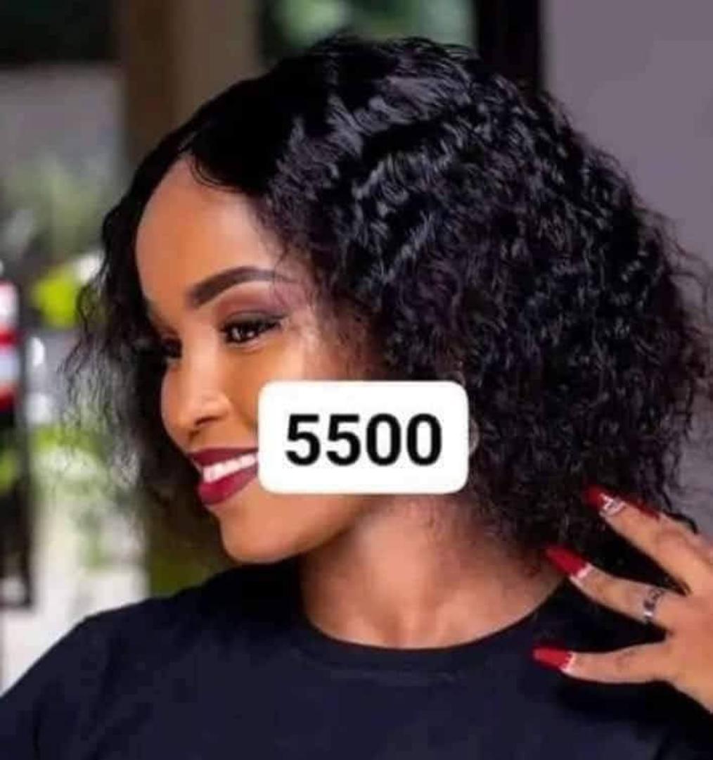 closure water curl human hair wig