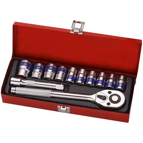12Pcs Ratchet Socket Spanner Set