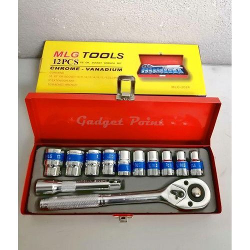 12Pcs Ratchet Socket Spanner Set