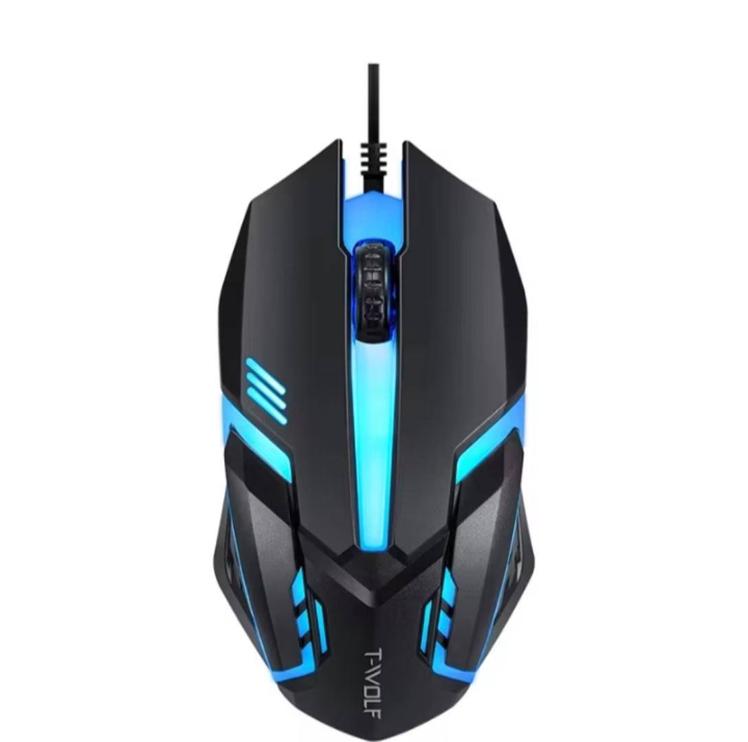 T-Wolf 5 in 1 Gaming Combo Keyboard, Mouse, Headset, Mouse pad and Speakers