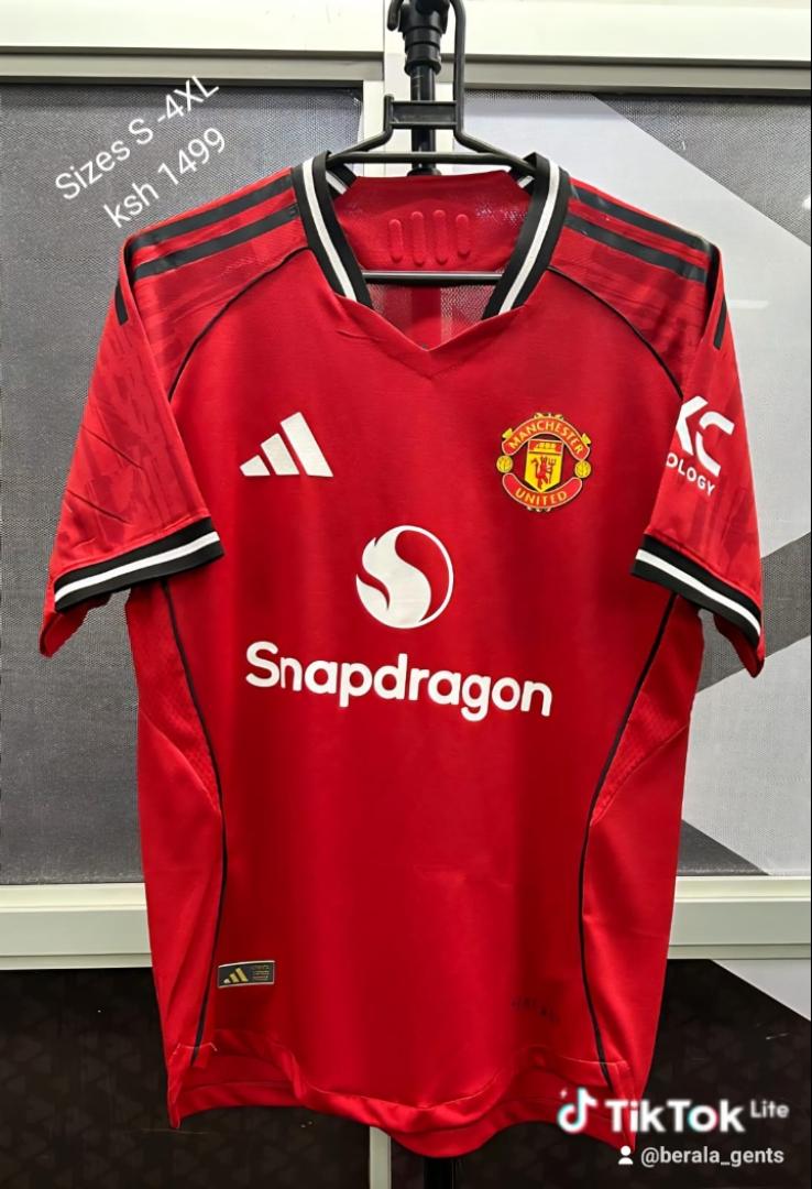 25/26 Manchester United Jersey for men Away kit for both Ladies and Gentlemen , Unisex Manchester United Home Jersey for both Men and Women