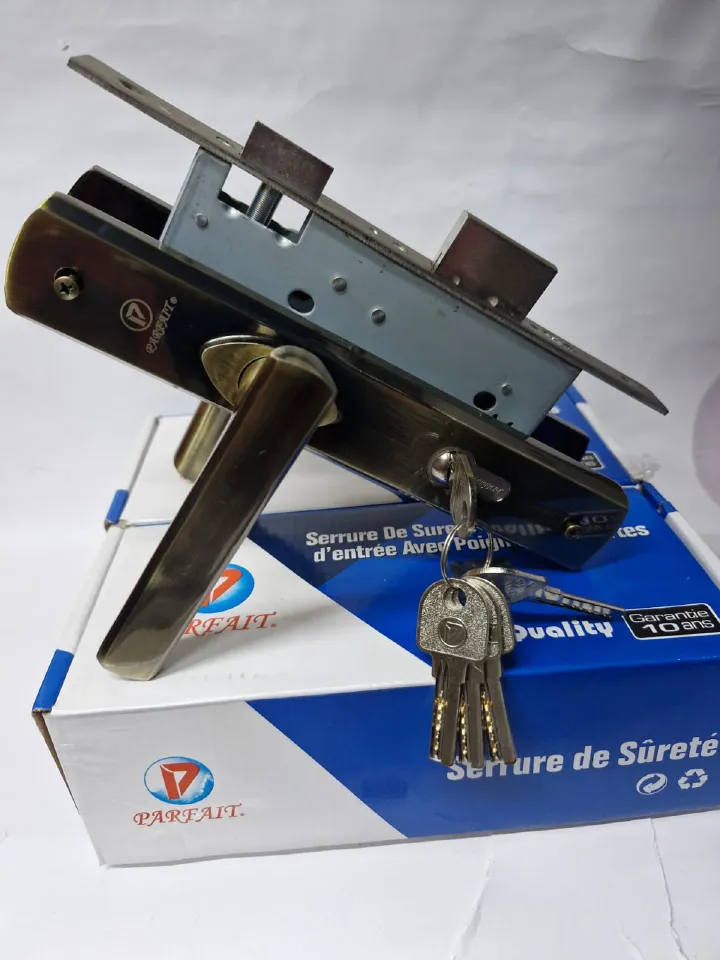 Metal door locks